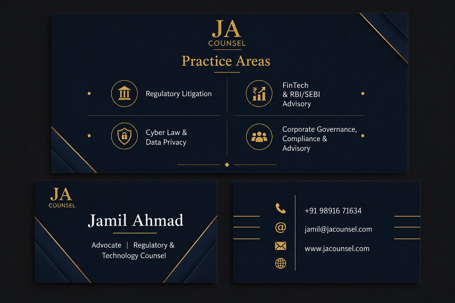 JA Counsel Business Card - Back Side